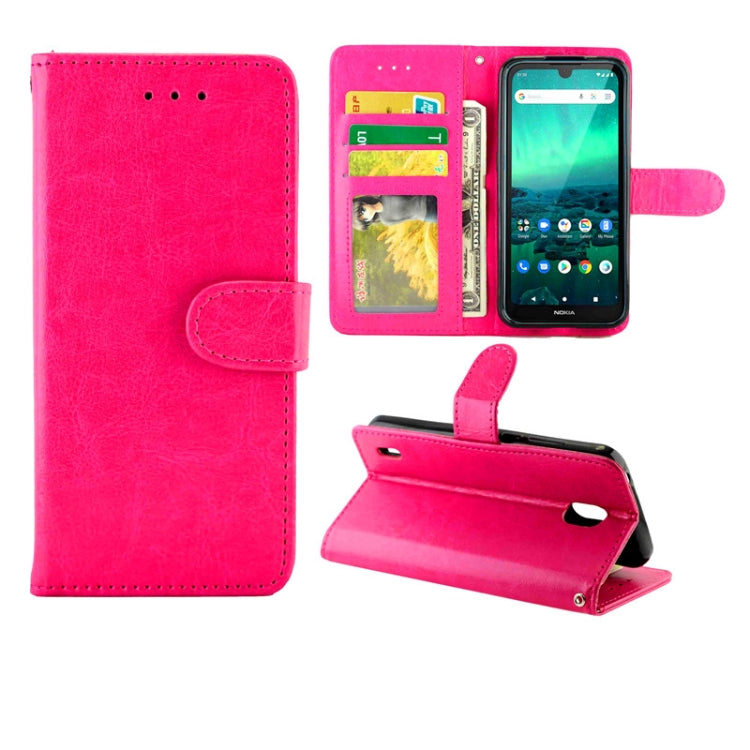 For Nokia 1.3 Crazy Horse Texture Leather Horizontal Flip Protective Case with Holder & Card Slots & Wallet & Photo Frame