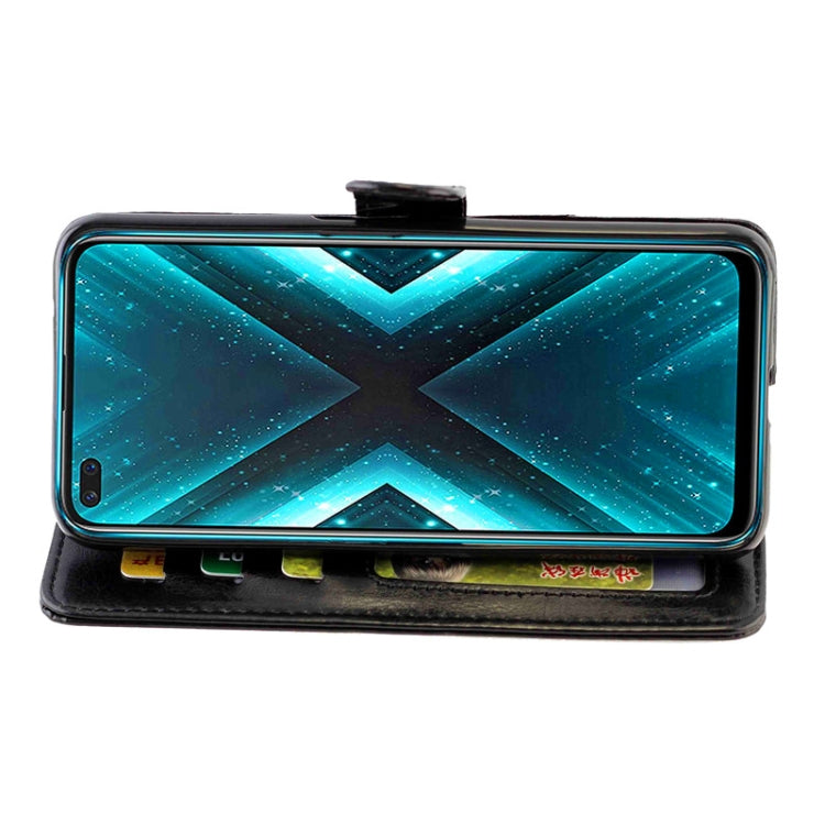 For OPPO Realme X3 / X50 Crazy Horse Texture Leather Horizontal Flip Protective Case with Holder & Card Slots & Wallet & Photo Frame