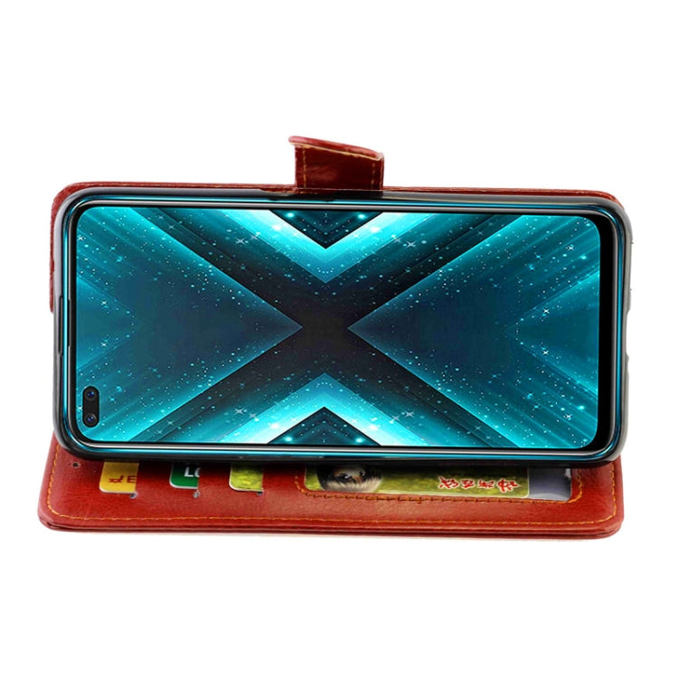 For OPPO Realme X3 / X50 Crazy Horse Texture Leather Horizontal Flip Protective Case with Holder & Card Slots & Wallet & Photo Frame