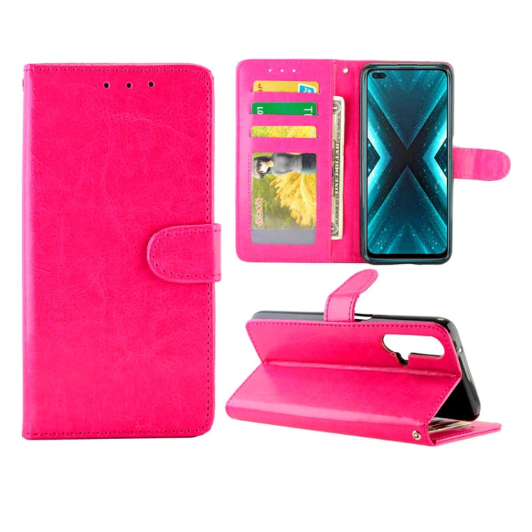 For OPPO Realme X3 / X50 Crazy Horse Texture Leather Horizontal Flip Protective Case with Holder & Card Slots & Wallet & Photo Frame