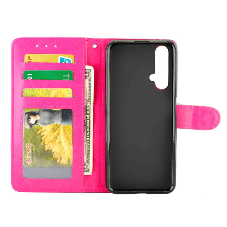 For OPPO Realme X3 / X50 Crazy Horse Texture Leather Horizontal Flip Protective Case with Holder & Card Slots & Wallet & Photo Frame