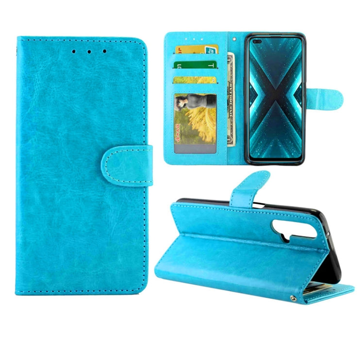 For OPPO Realme X3 / X50 Crazy Horse Texture Leather Horizontal Flip Protective Case with Holder & Card Slots & Wallet & Photo Frame