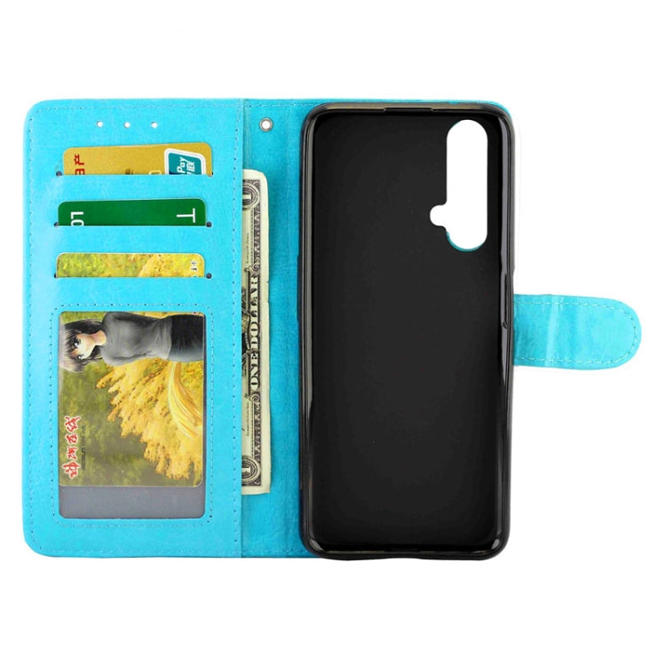 For OPPO Realme X3 / X50 Crazy Horse Texture Leather Horizontal Flip Protective Case with Holder & Card Slots & Wallet & Photo Frame