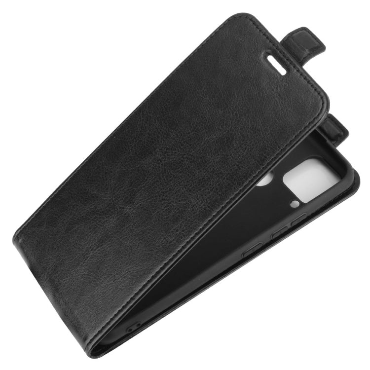 For Realme C15 R64 Texture Single Vertical Flip Leather Protective Case with Card Slots & Photo Frame