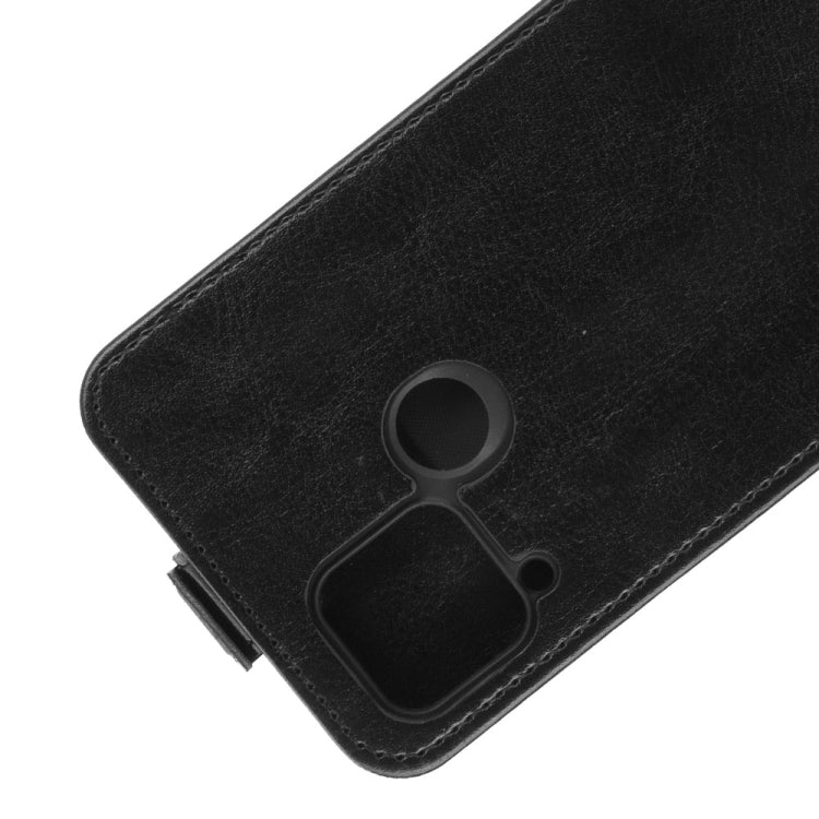 For Realme C15 R64 Texture Single Vertical Flip Leather Protective Case with Card Slots & Photo Frame