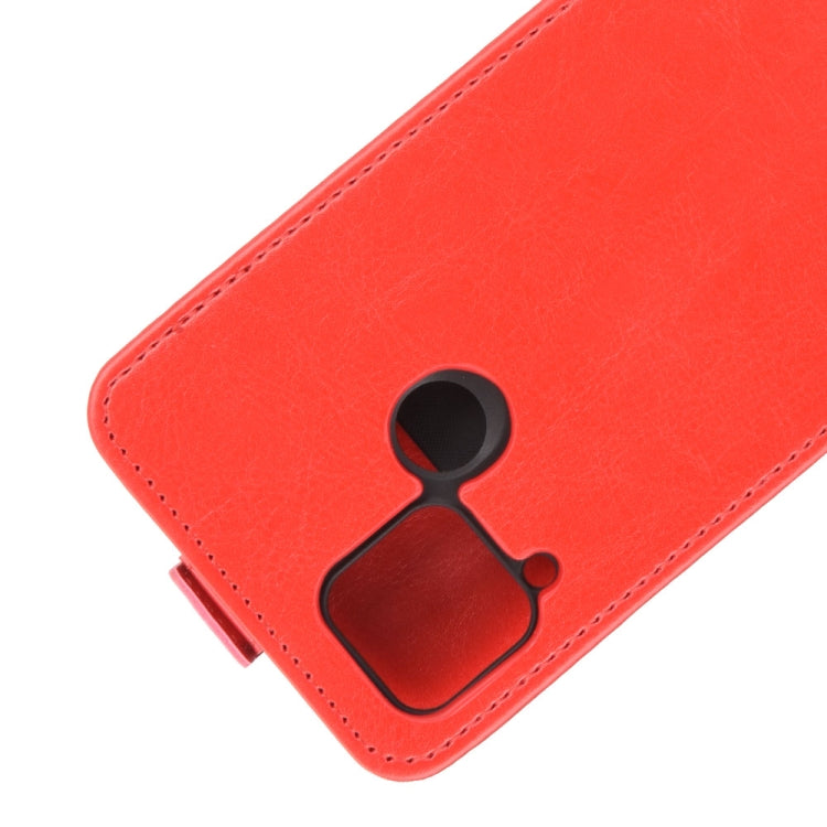 For Realme C15 R64 Texture Single Vertical Flip Leather Protective Case with Card Slots & Photo Frame