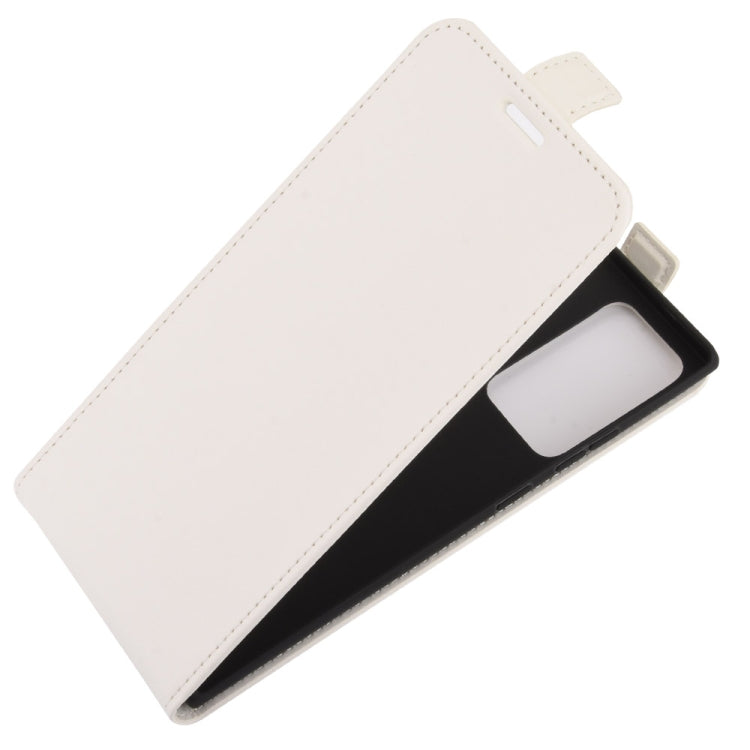 For Samsung Galaxy Note20 Ultra 5G R64 Texture Single Vertical Flip Leather Protective Case with Card Slots & Photo Frame