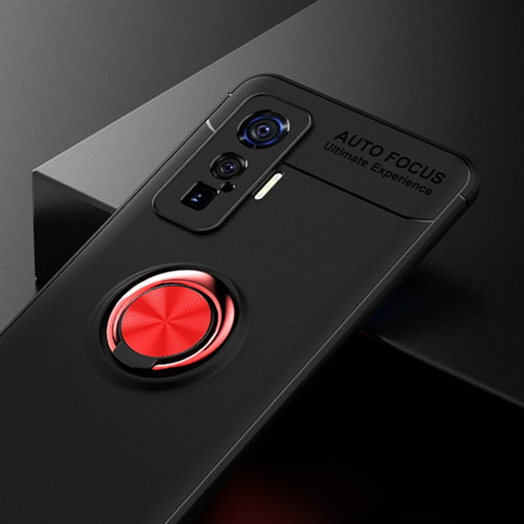 For VIVO IQOO 5 Pro Metal Ring Holder 360 Degree Rotating TPU Case