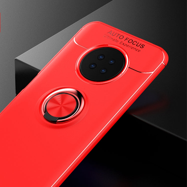 For Huawei Enjoy 20 Plus Metal Ring Holder 360 Degree Rotating TPU Case