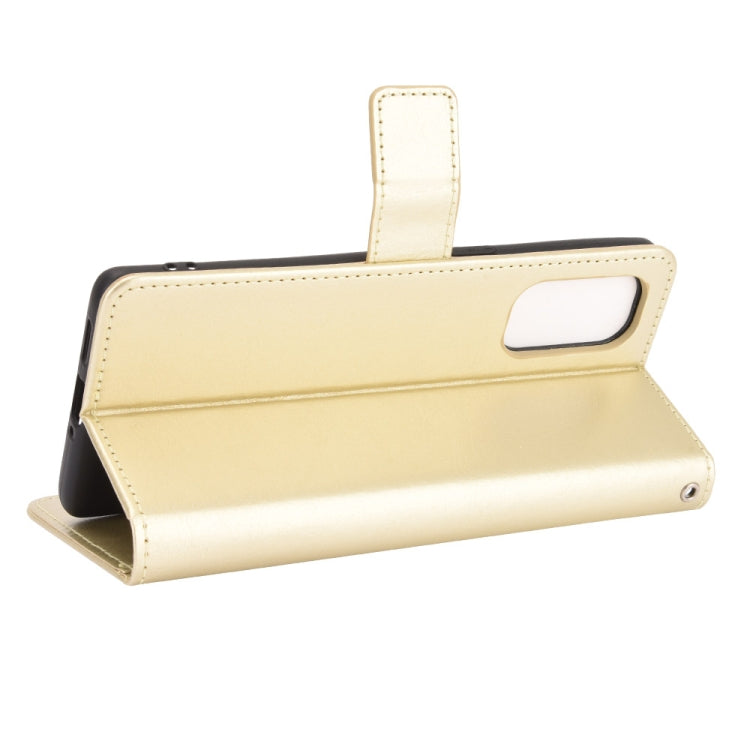 For OPPO Reno4 4G Retro Crazy Horse Texture Horizontal Flip Leather Case , with Holder & Card Slots & Photo Frame