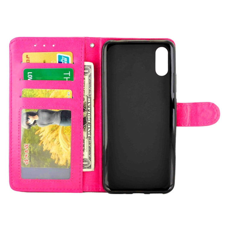 For Xiaomi Redmi 9A Crazy Horse Texture Leather Horizontal Flip Protective Case with Holder & Card Slots & Wallet & Photo Frame
