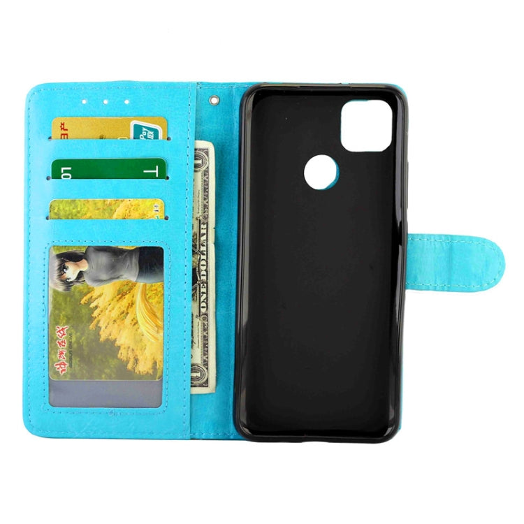 For Xiaomi Redmi 9C Crazy Horse Texture Leather Horizontal Flip Protective Case with Holder & Card Slots & Wallet & Photo Frame