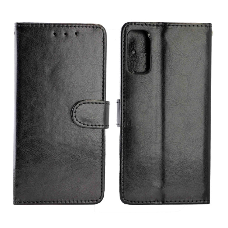 For OPPO Reno4 Crazy Horse Texture Leather Horizontal Flip Protective Case with Holder & Card Slots & Wallet & Photo Frame