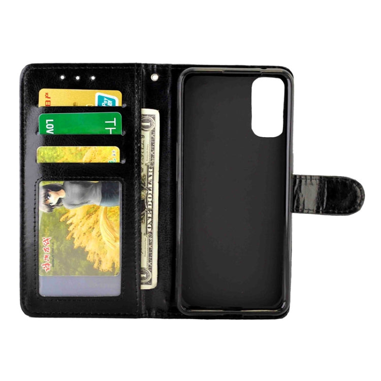 For OPPO Reno4 Crazy Horse Texture Leather Horizontal Flip Protective Case with Holder & Card Slots & Wallet & Photo Frame