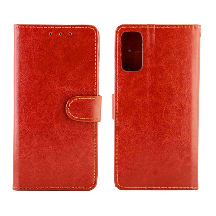 For OPPO Reno4 Crazy Horse Texture Leather Horizontal Flip Protective Case with Holder & Card Slots & Wallet & Photo Frame