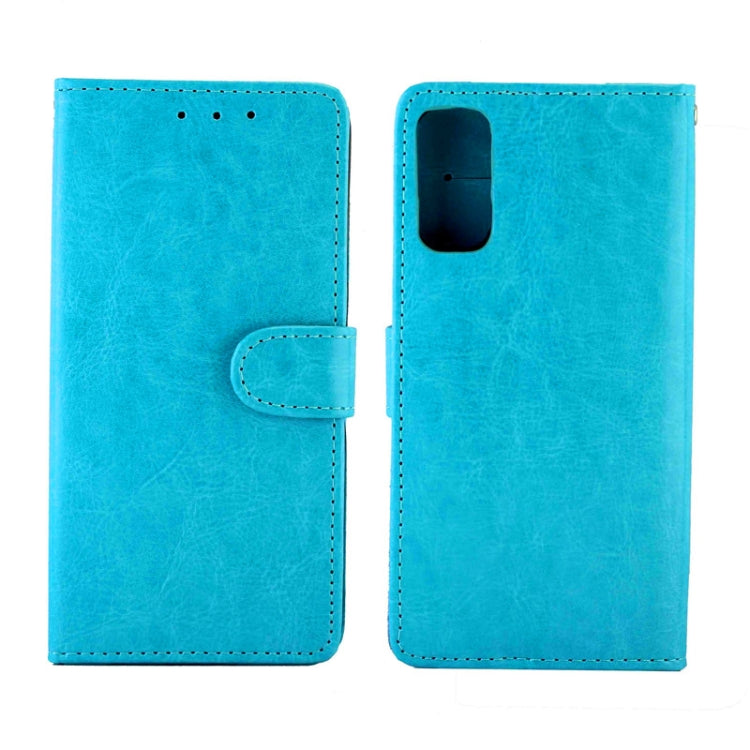 For OPPO Reno4 Crazy Horse Texture Leather Horizontal Flip Protective Case with Holder & Card Slots & Wallet & Photo Frame