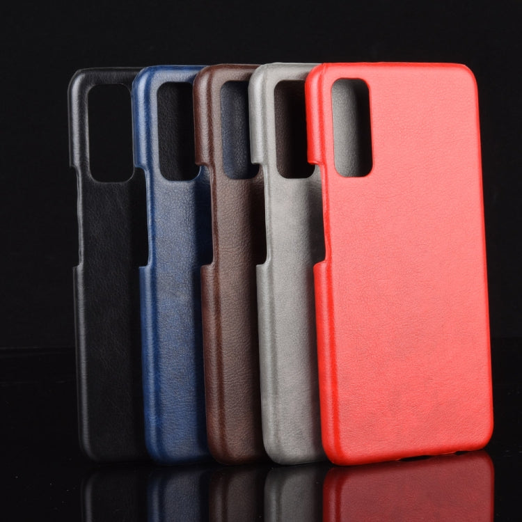 For Huawei Enjoy Z/Enjoy 20 Pro Shockproof Litchi Texture PC + PU Case