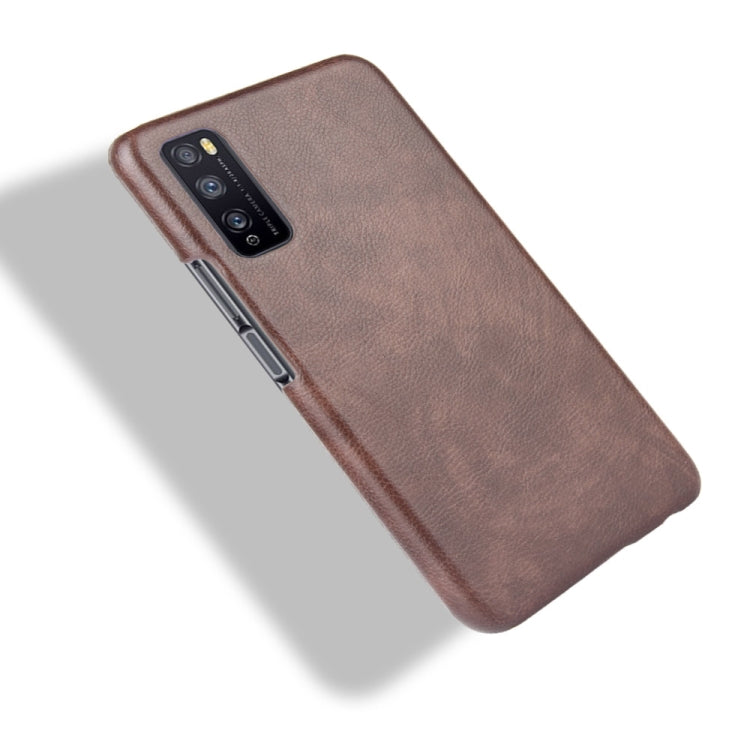For Huawei Enjoy Z/Enjoy 20 Pro Shockproof Litchi Texture PC + PU Case