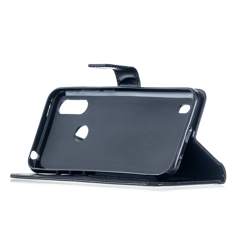 For Motorola Moto E6s (2020) Crazy Horse Texture Horizontal Flip Leather Case with Holder & Card Slots & Wallet & Photo Frame