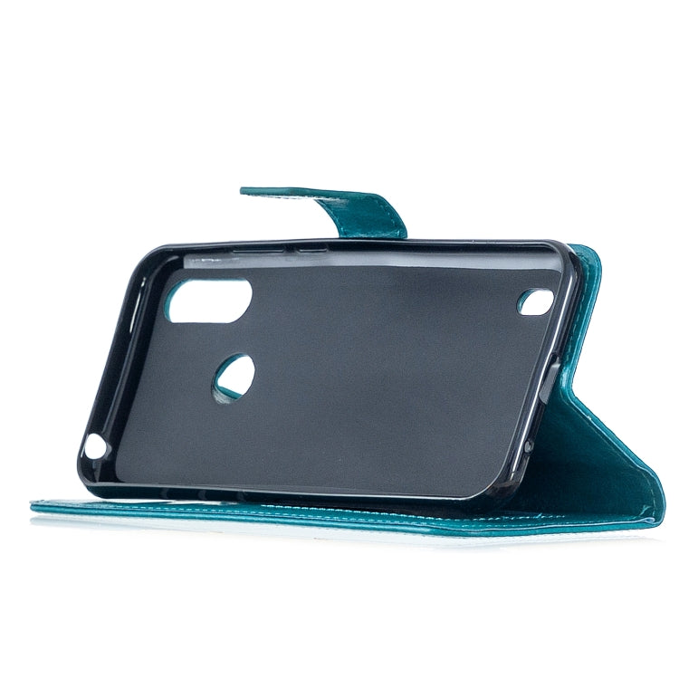 For Motorola Moto E6s (2020) Crazy Horse Texture Horizontal Flip Leather Case with Holder & Card Slots & Wallet & Photo Frame