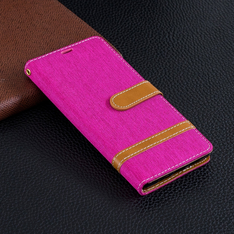 Color Matching Denim Texture Leather Case for Sony Xperia 10 / XA3,