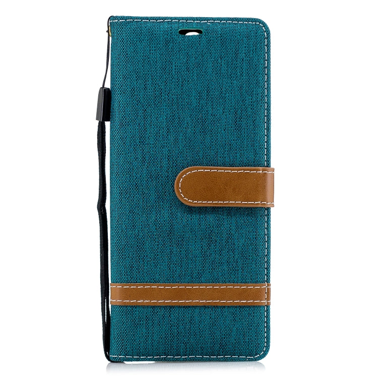 Color Matching Denim Texture Leather Case for Sony Xperia 10 / XA3,