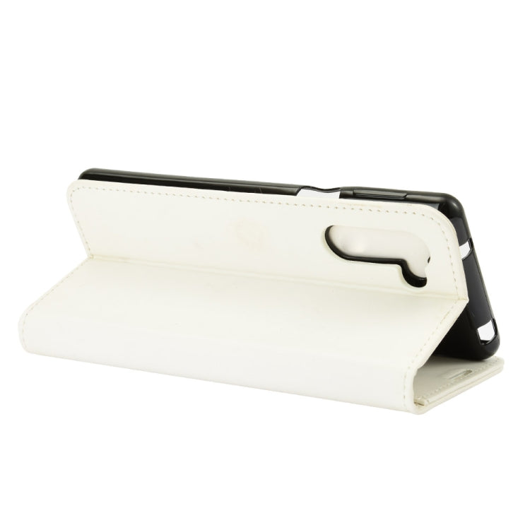 For Sharp senior R64 Texture Single Horizontal Flip Protective Case with Holder & Card Slots & Wallet& Photo Frame