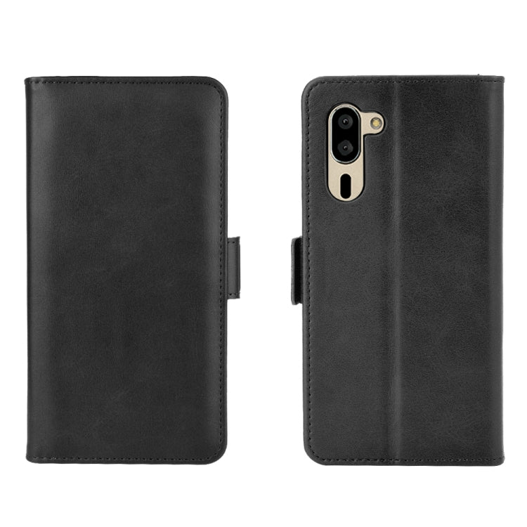 For Sharp senior  Dual-side Magnetic Buckle Horizontal Flip Leather Case with Holder & Card Slots & Wallet
