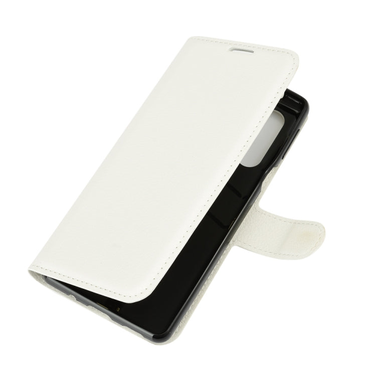 For Sharp senior Litchi Texture Horizontal Flip Protective Case with Holder & Card Slots & Wallet