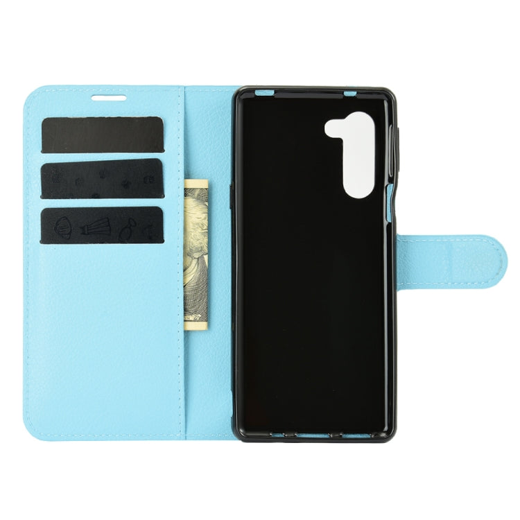 For Sharp senior Litchi Texture Horizontal Flip Protective Case with Holder & Card Slots & Wallet
