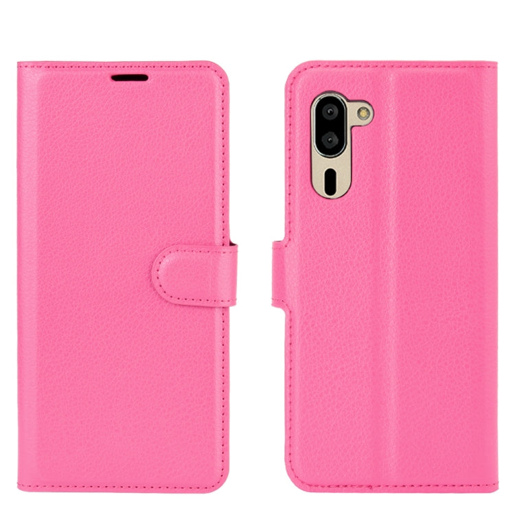For Sharp senior Litchi Texture Horizontal Flip Protective Case with Holder & Card Slots & Wallet
