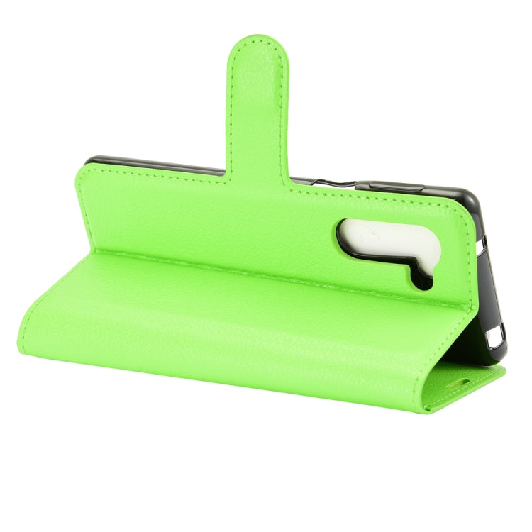 For Sharp senior Litchi Texture Horizontal Flip Protective Case with Holder & Card Slots & Wallet