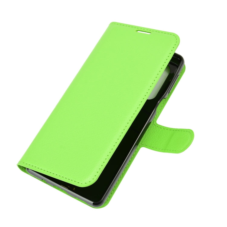 For Sharp senior Litchi Texture Horizontal Flip Protective Case with Holder & Card Slots & Wallet