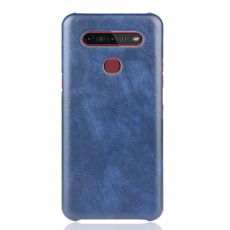 For LG K51S Shockproof Litchi Texture PC + PU Case
