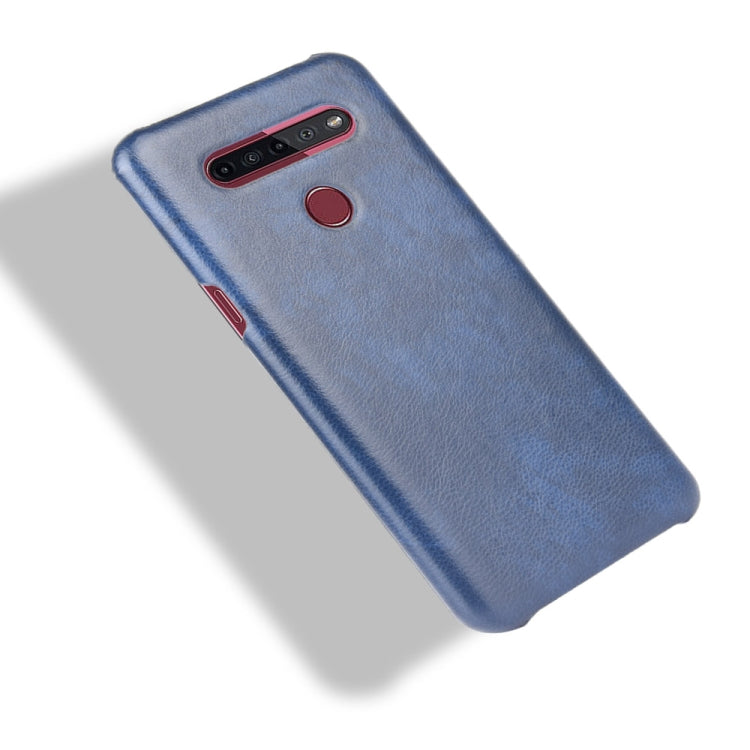 For LG K51S Shockproof Litchi Texture PC + PU Case