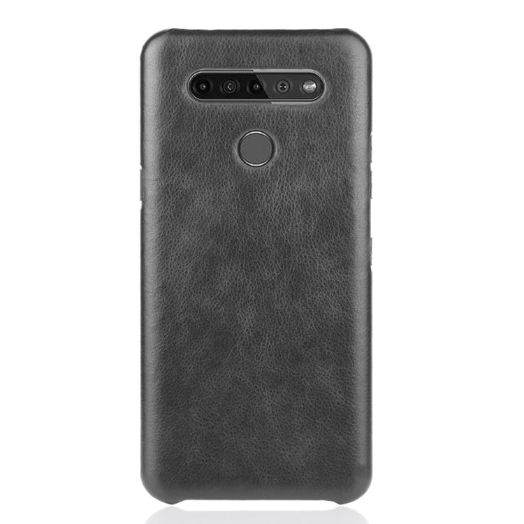 For LG K41S Shockproof Litchi Texture PC + PU Case