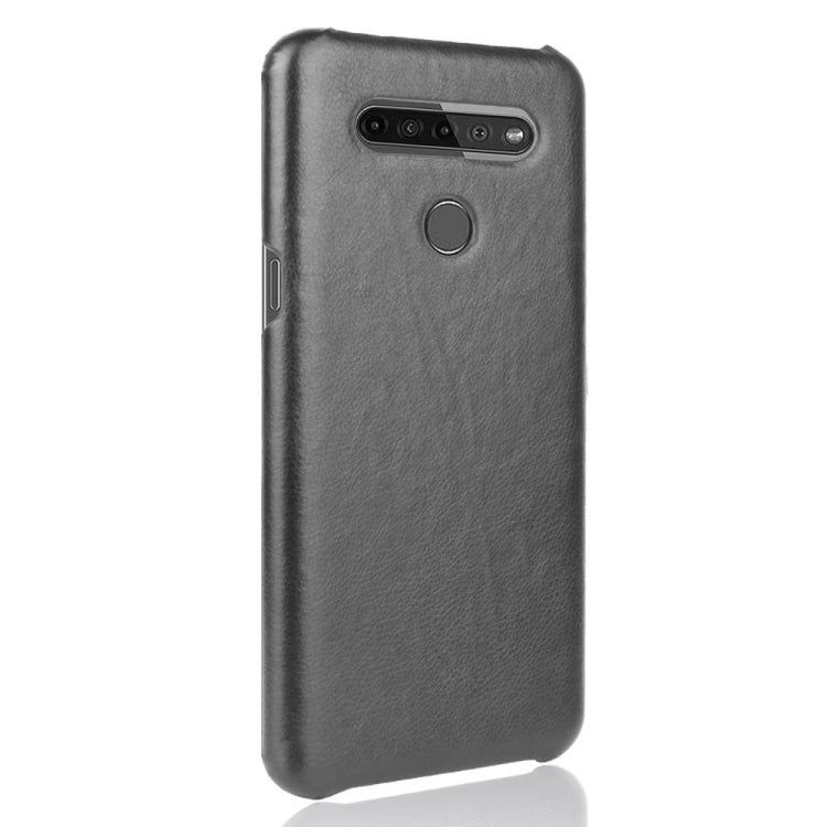 For LG K41S Shockproof Litchi Texture PC + PU Case