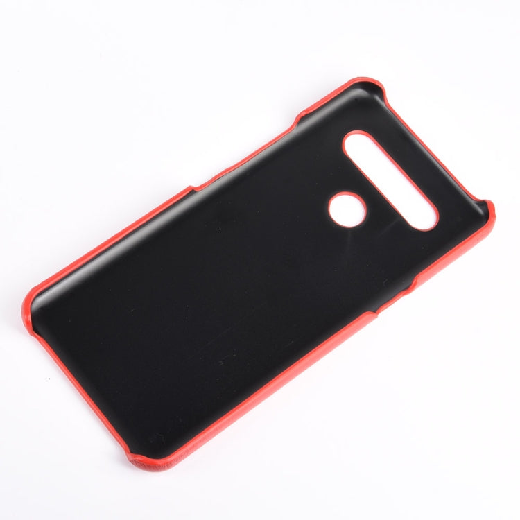 For LG K41S Shockproof Litchi Texture PC + PU Case