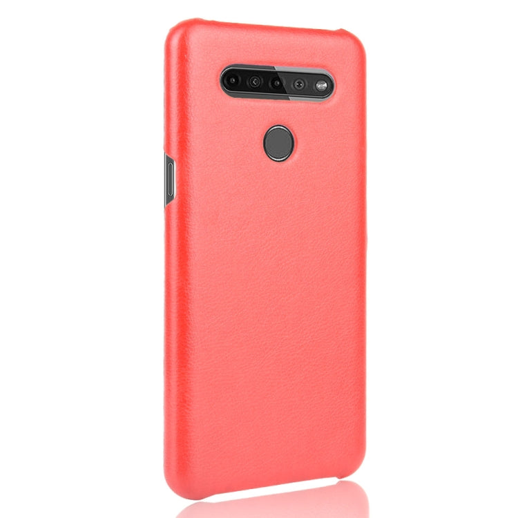 For LG K41S Shockproof Litchi Texture PC + PU Case