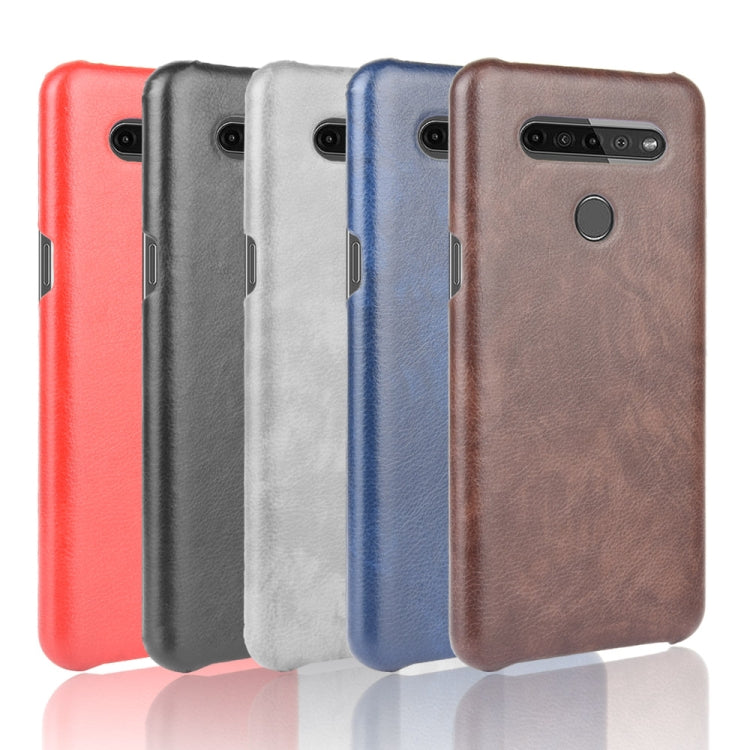 For LG K41S Shockproof Litchi Texture PC + PU Case