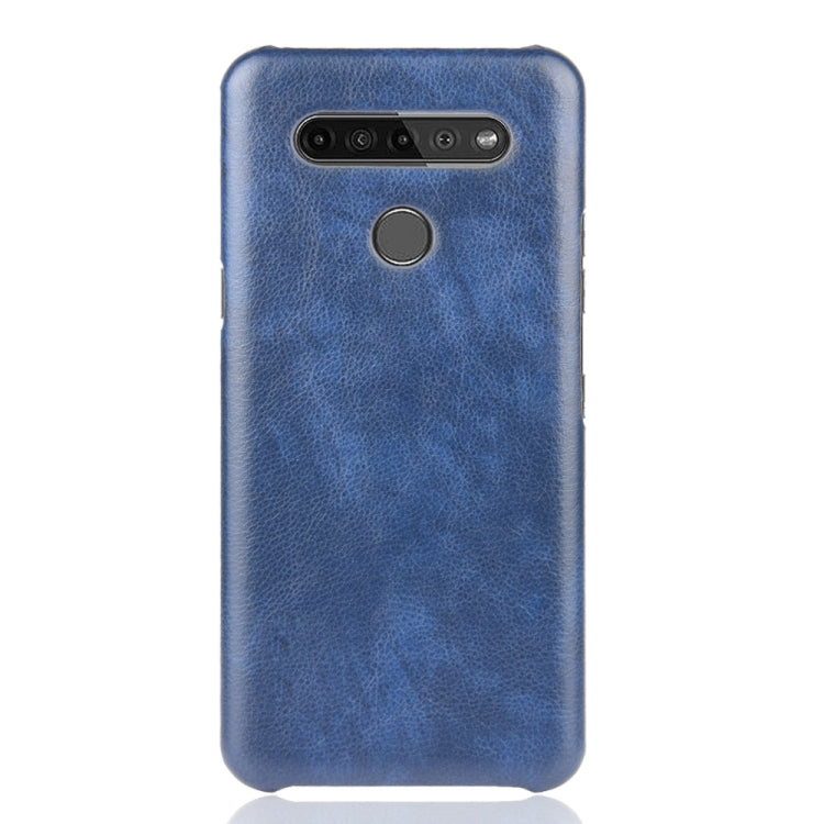 For LG K41S Shockproof Litchi Texture PC + PU Case