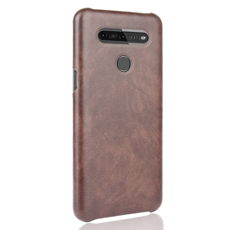 For LG K41S Shockproof Litchi Texture PC + PU Case