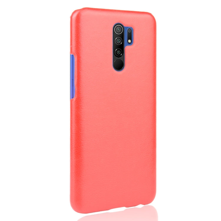 For Xiaomi Redmi 9 Shockproof Litchi Texture PC + PU Case