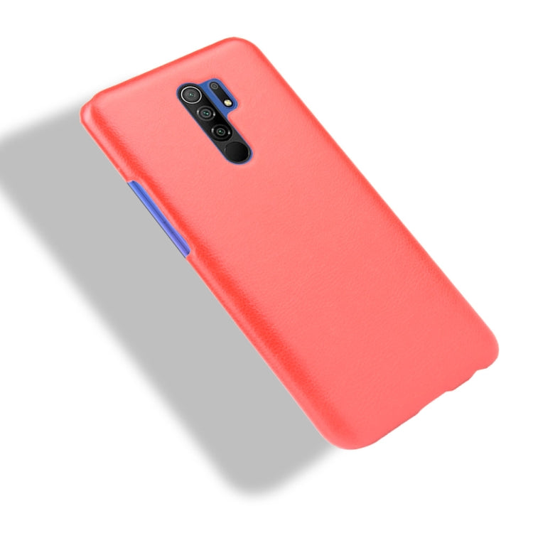 For Xiaomi Redmi 9 Shockproof Litchi Texture PC + PU Case