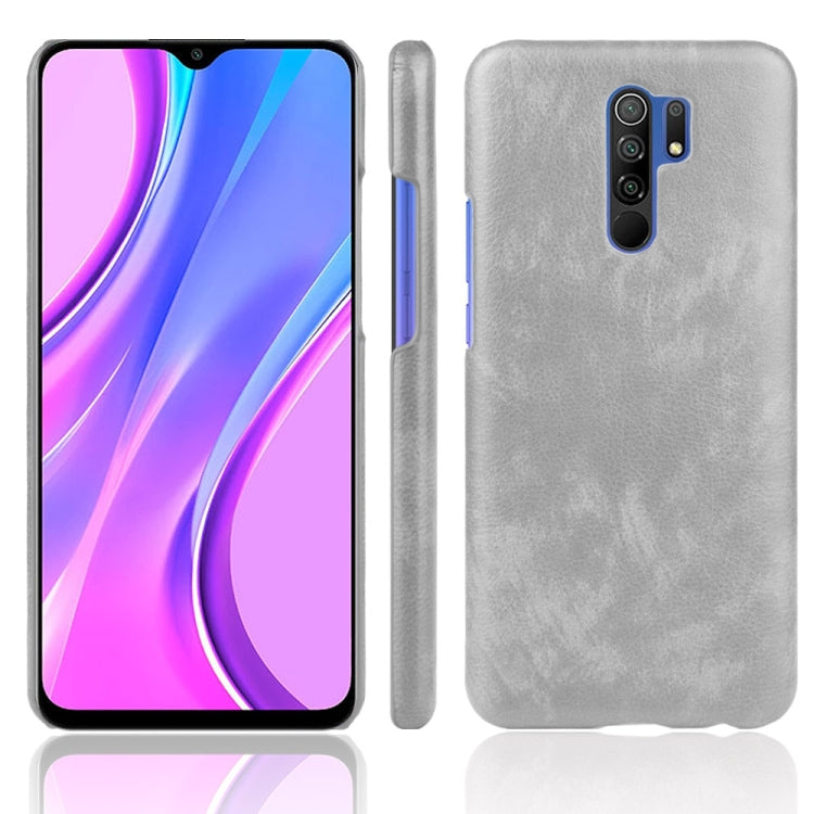 For Xiaomi Redmi 9 Shockproof Litchi Texture PC + PU Case