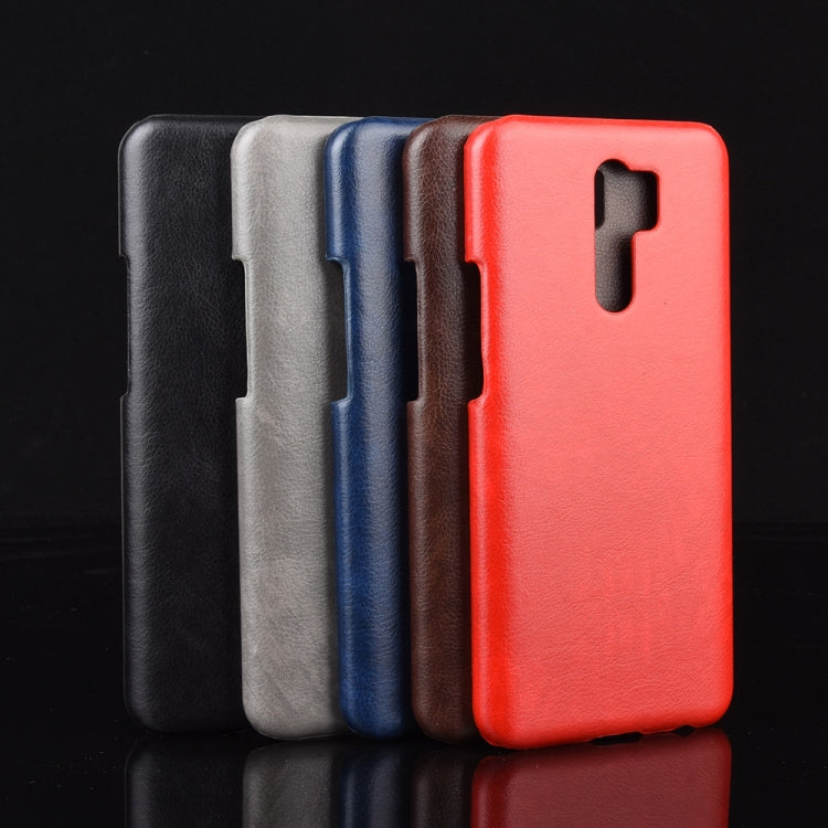 For Xiaomi Redmi 9 Shockproof Litchi Texture PC + PU Case