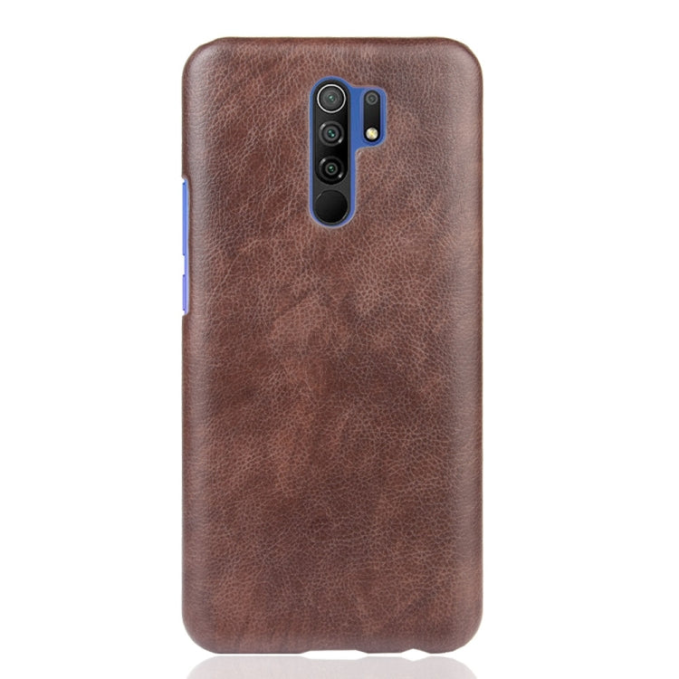For Xiaomi Redmi 9 Shockproof Litchi Texture PC + PU Case