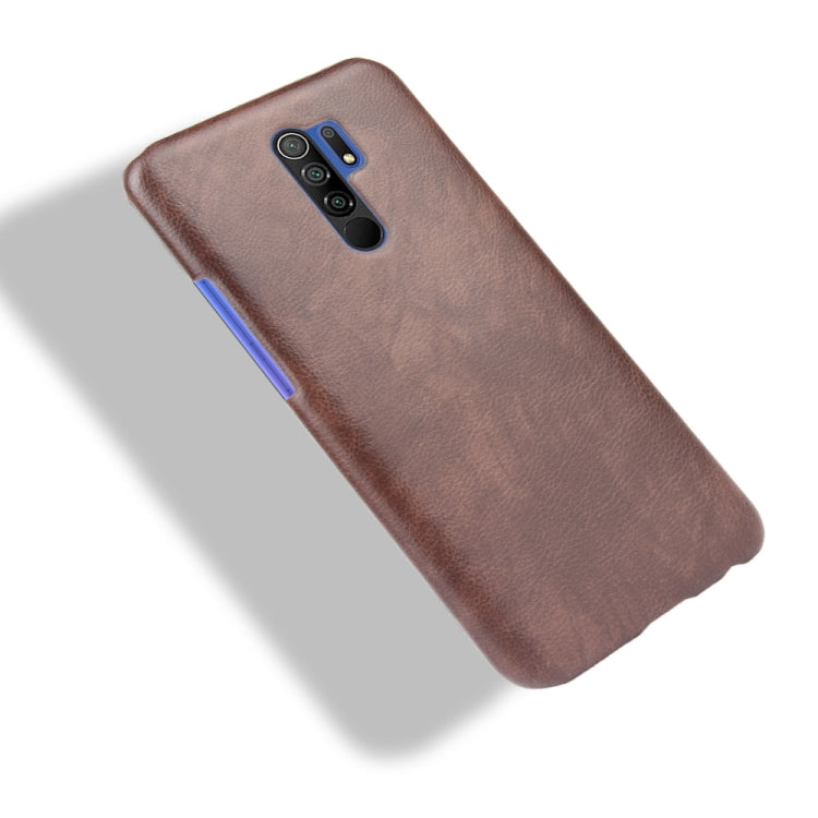 For Xiaomi Redmi 9 Shockproof Litchi Texture PC + PU Case