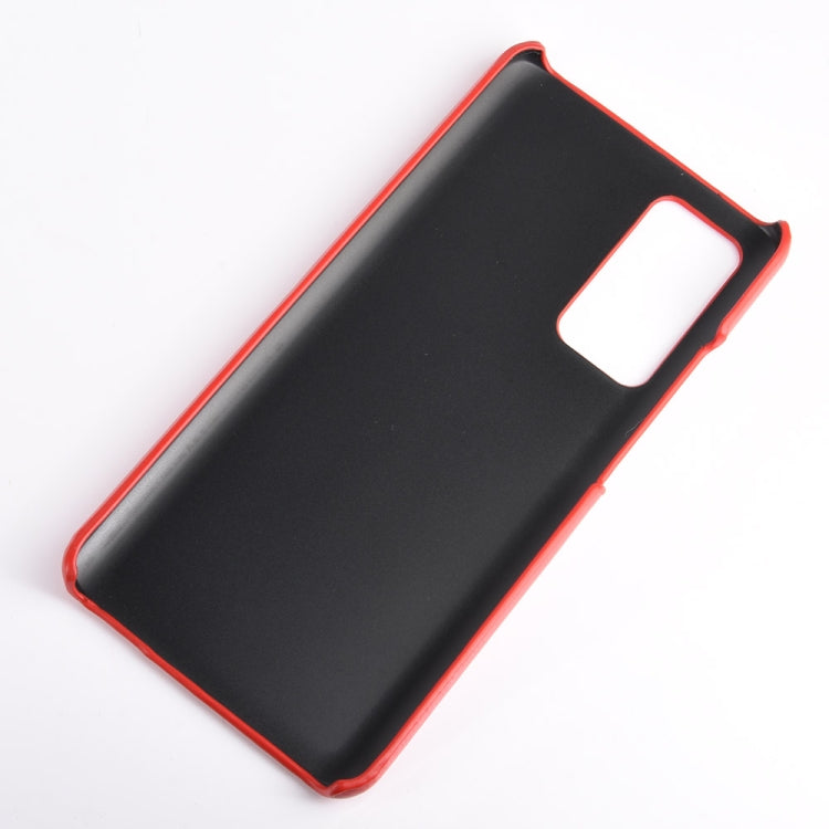 For Huawei Honor Play4 Shockproof Litchi Texture PC + PU Case