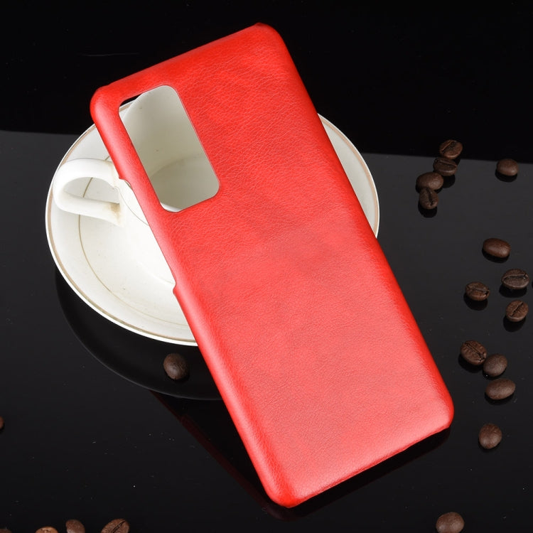 For Huawei Honor Play4 Shockproof Litchi Texture PC + PU Case